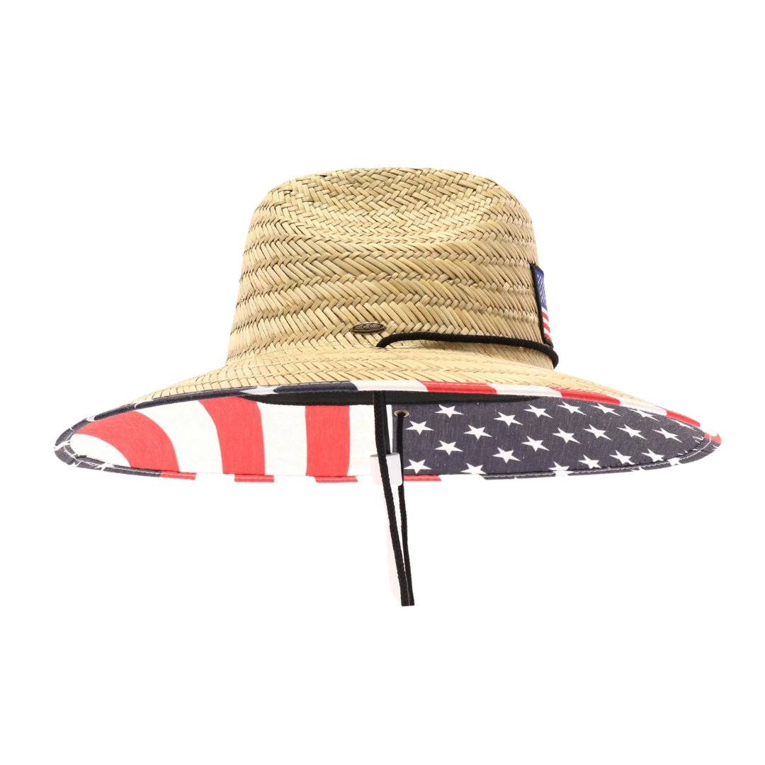 American Flag Patch Lifeguard Hat C325