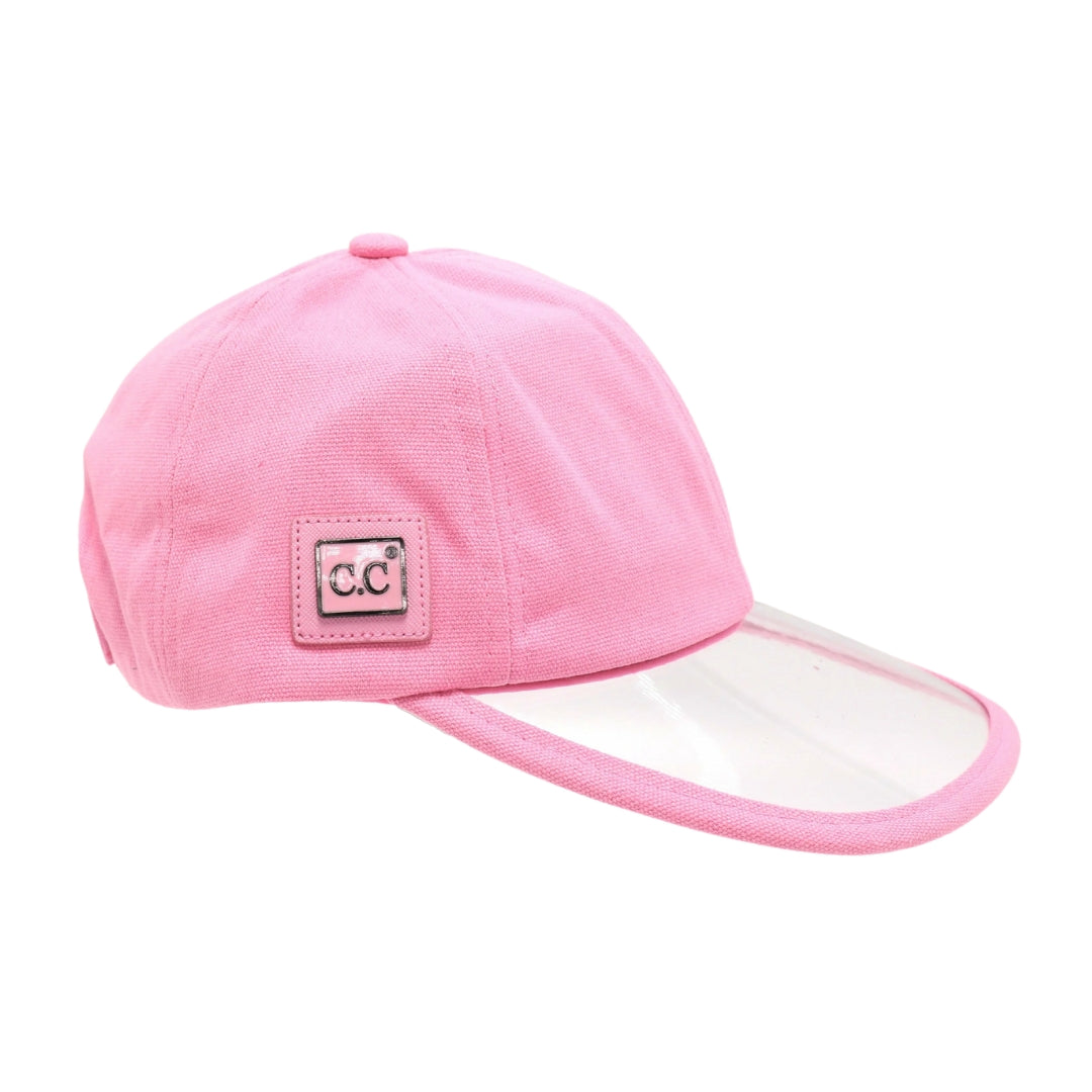 Canvas CC Ball Cap with PVC Brim BA781