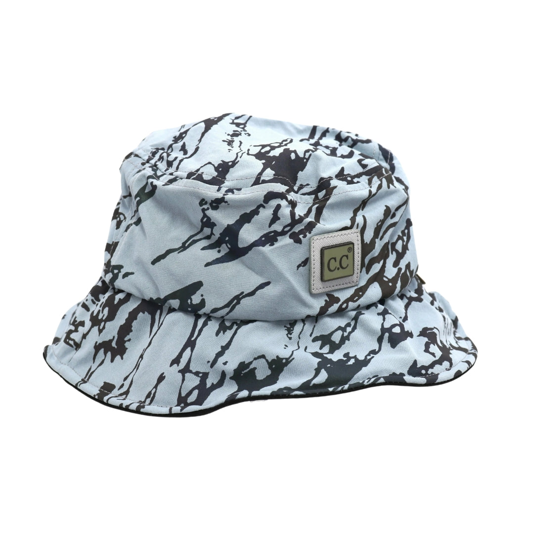 Reflective Geometric Print Bucket Hat BK778