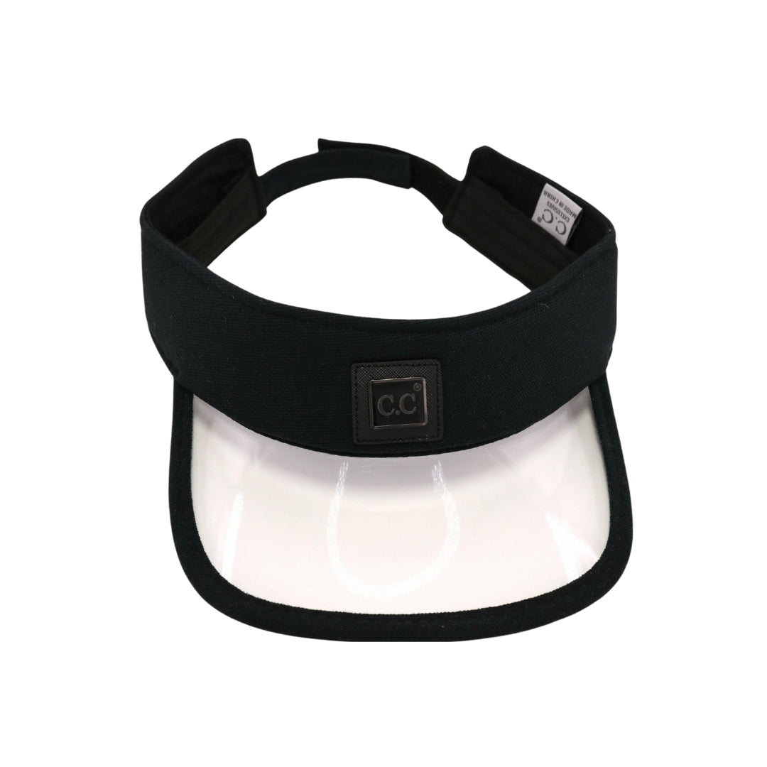 Canvas CC Visor with PVC Brim SV781