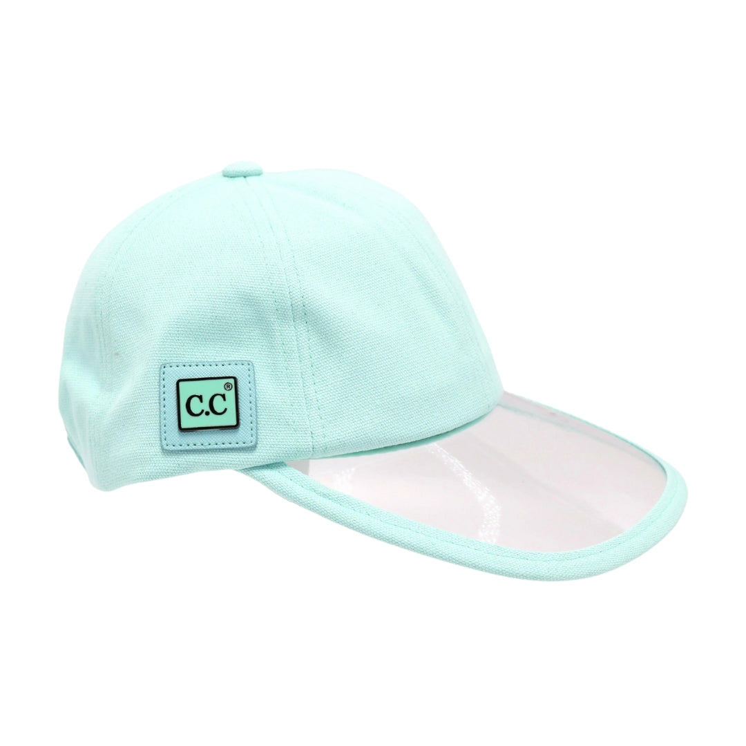 Canvas CC Ball Cap with PVC Brim BA781