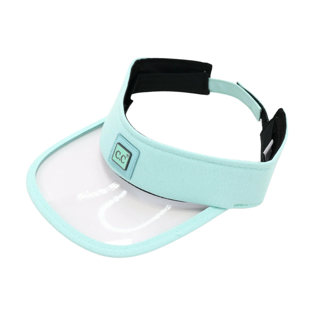 Canvas CC Visor with PVC Brim SV781