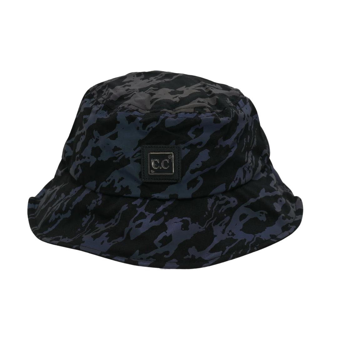 Reflective Geometric Print Bucket Hat BK778