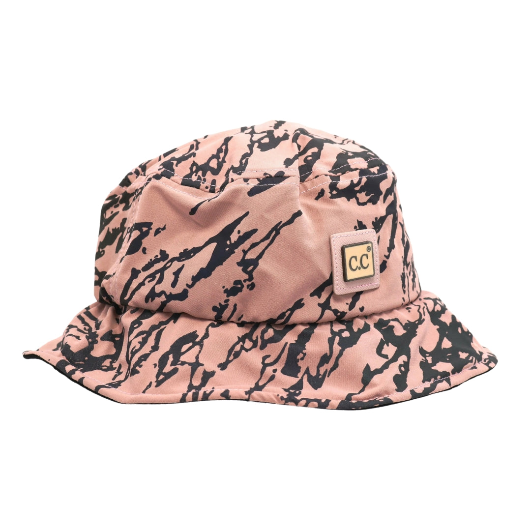 Reflective Geometric Print Bucket Hat BK778