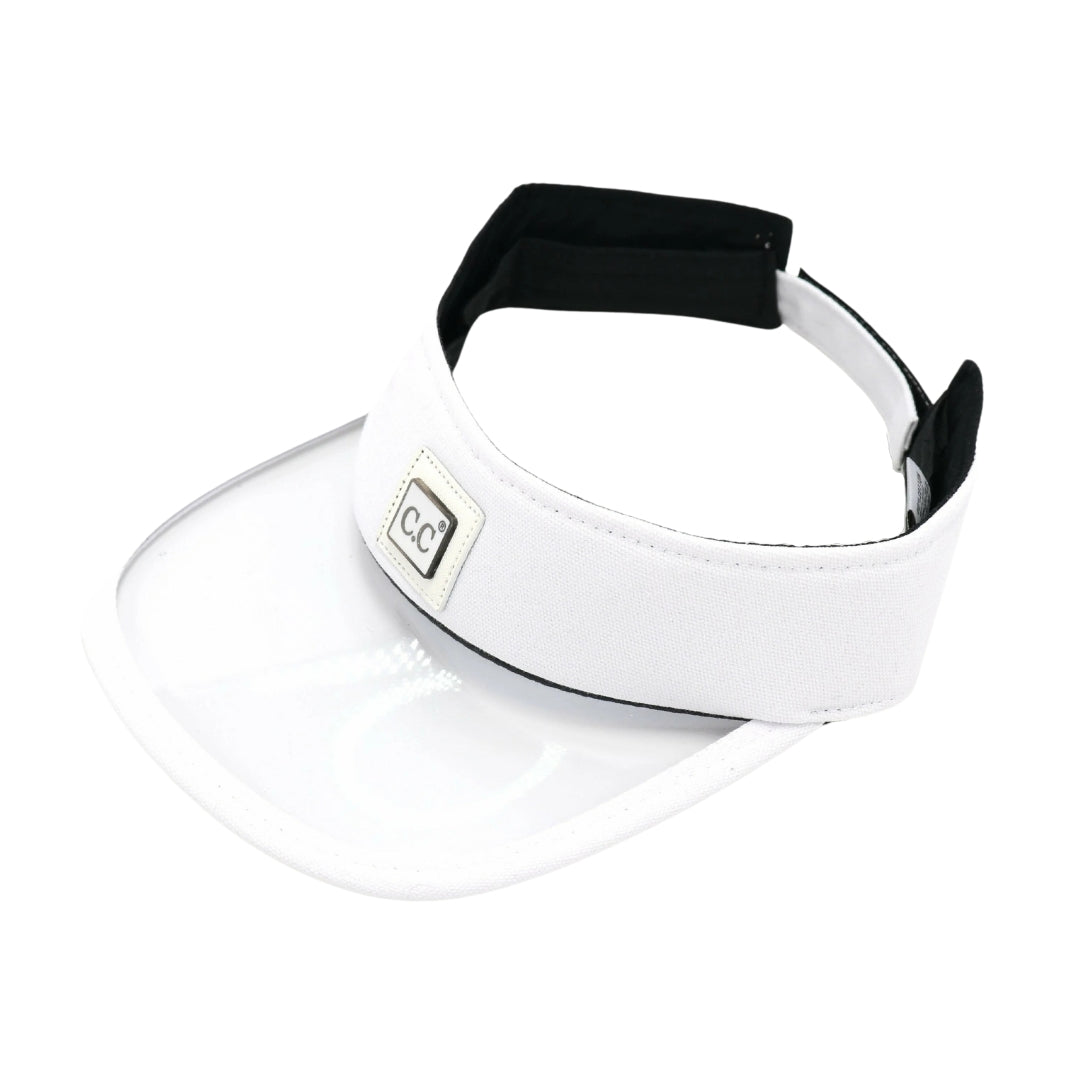 Canvas CC Visor with PVC Brim SV781