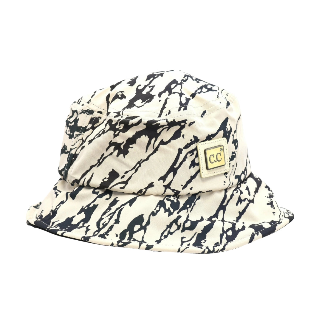 Reflective Geometric Print Bucket Hat BK778