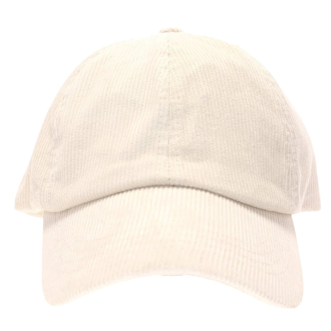 Corduroy Criss Cross High Pony CC Ball Cap BT937