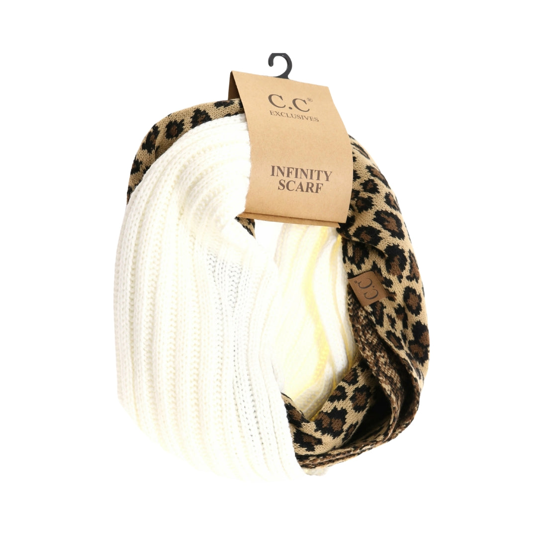 Leopard Print CC Infinity Scarf SF45