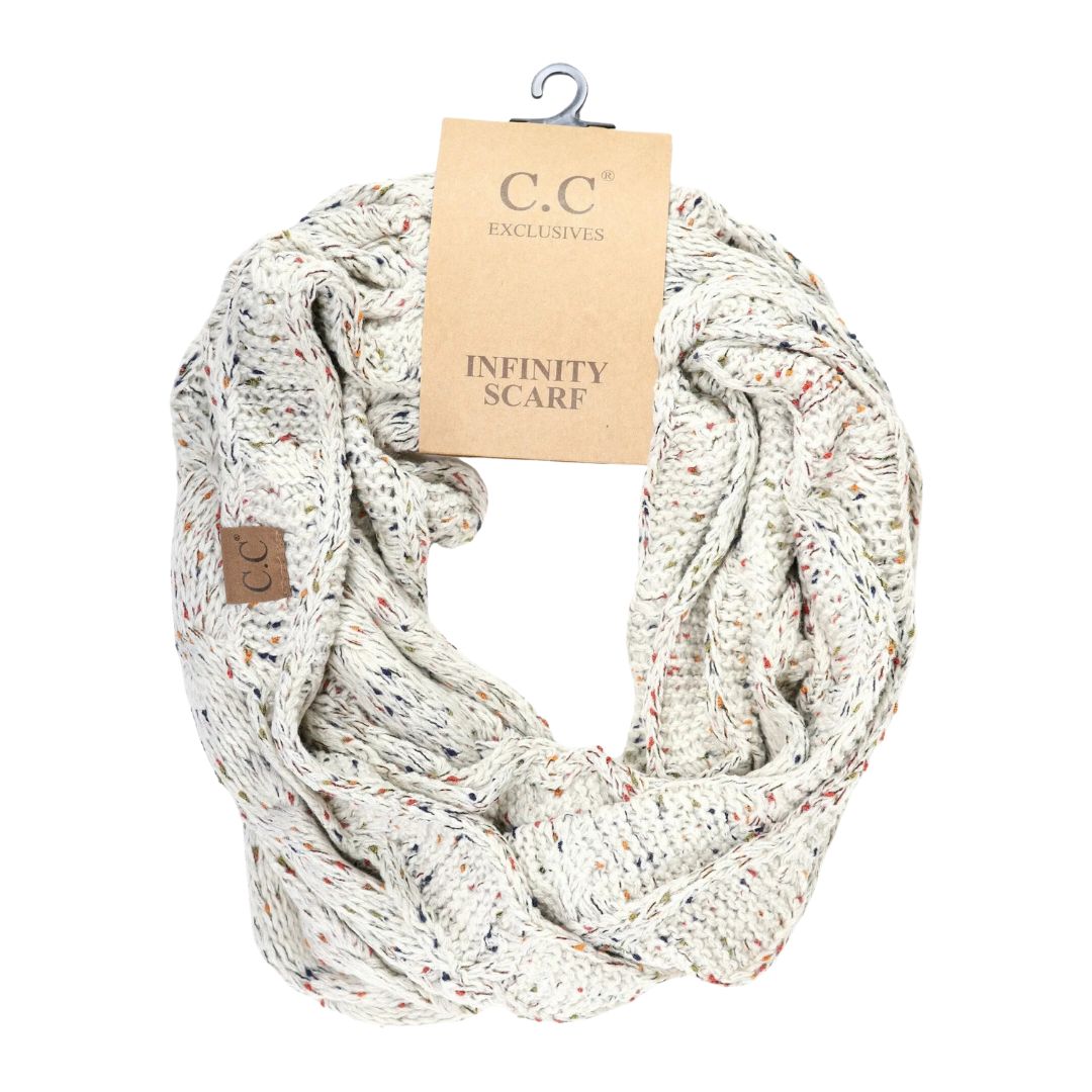 Flecked CC Infinity Scarf SF33