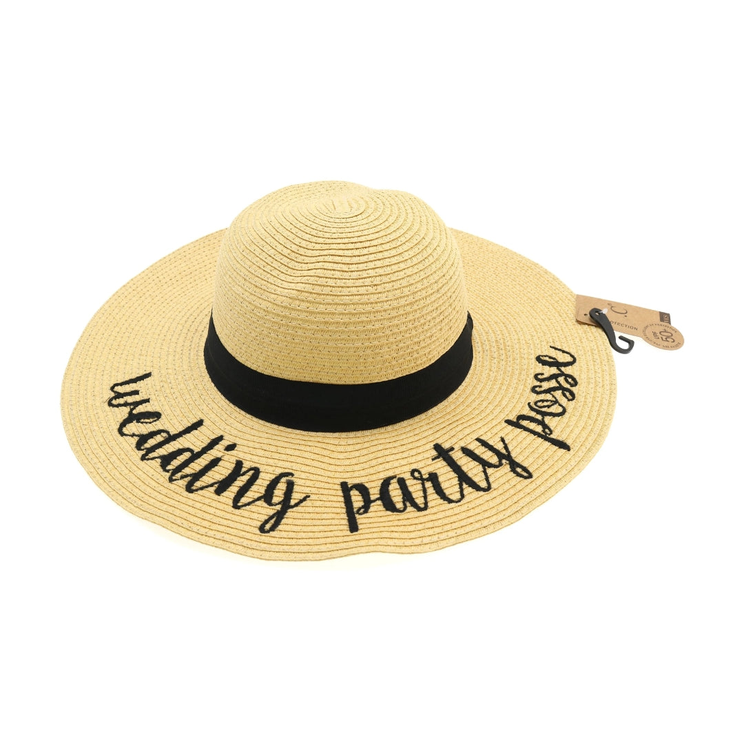 Wedding Party Posse Sun Hat ST2017