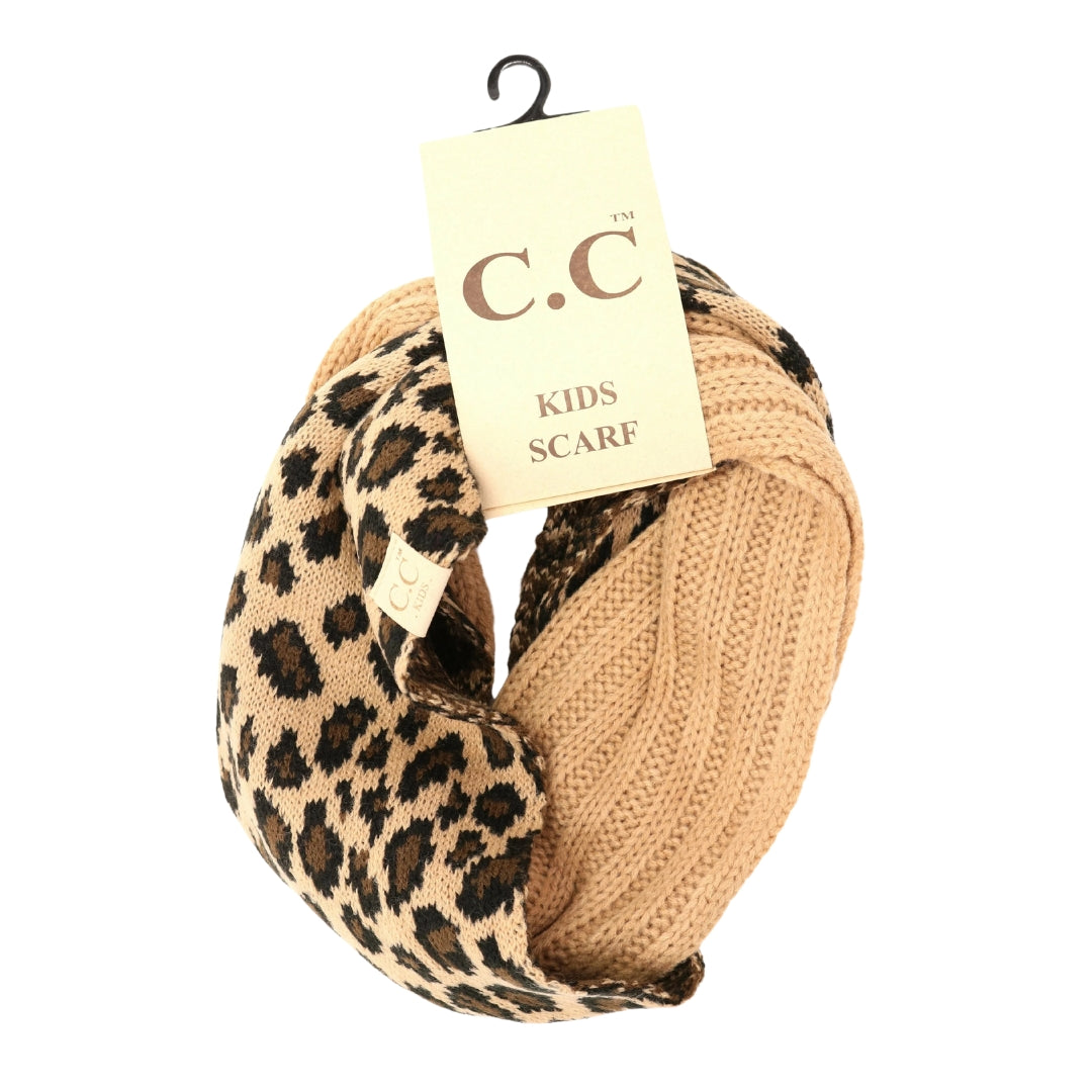 KIDS Leopard Print CC Infinity Scarf KIDSSF80