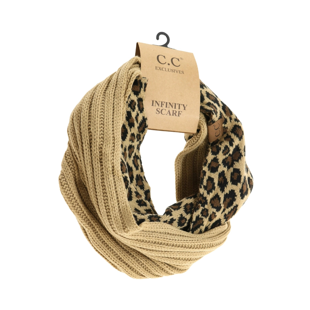 Leopard Print CC Infinity Scarf SF45