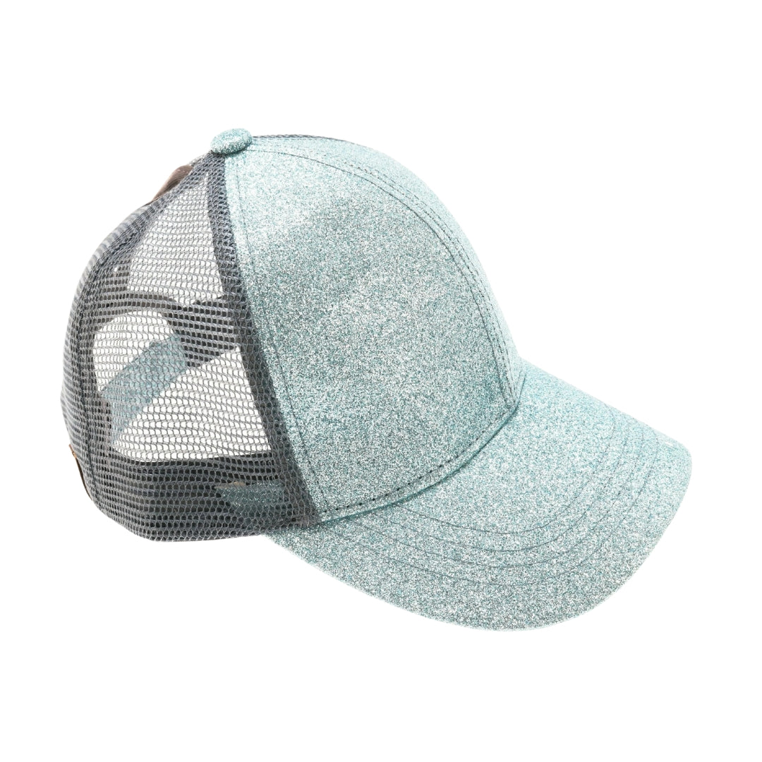 Glitter High Ponytail CC Ball Cap BT6