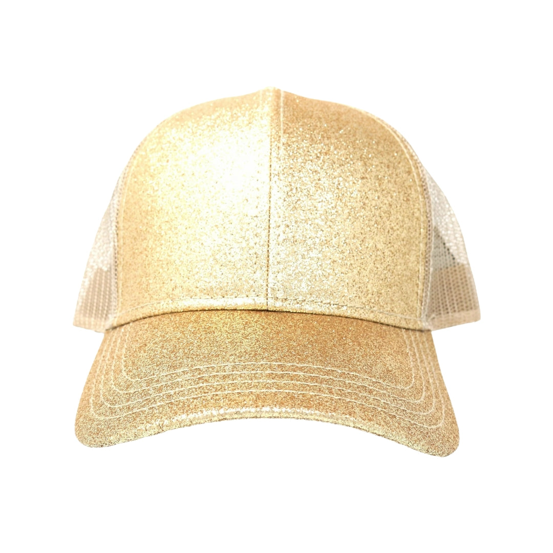 Glitter High Ponytail CC Ball Cap BT6