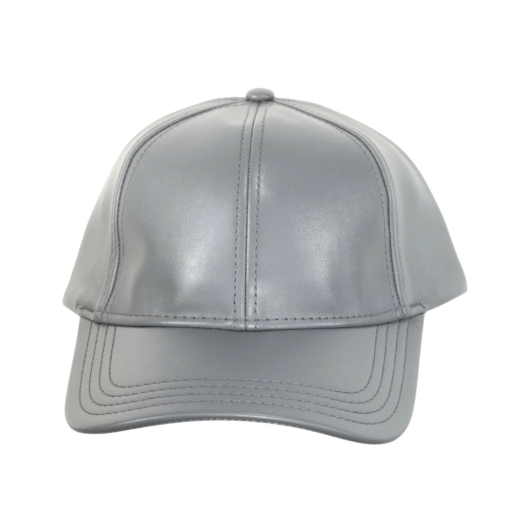 Faux Leather CC Ball Cap BA4