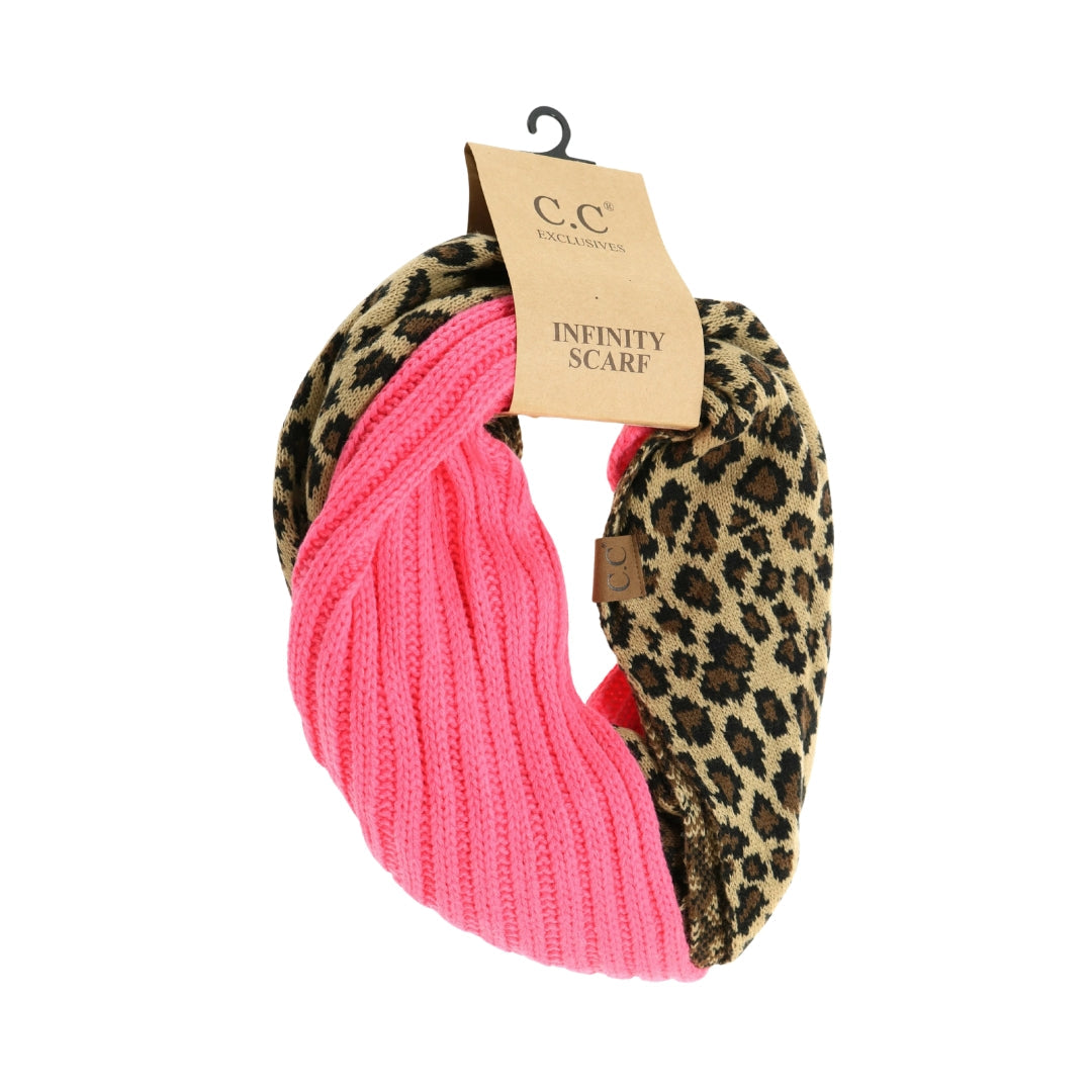 Leopard Print CC Infinity Scarf SF45