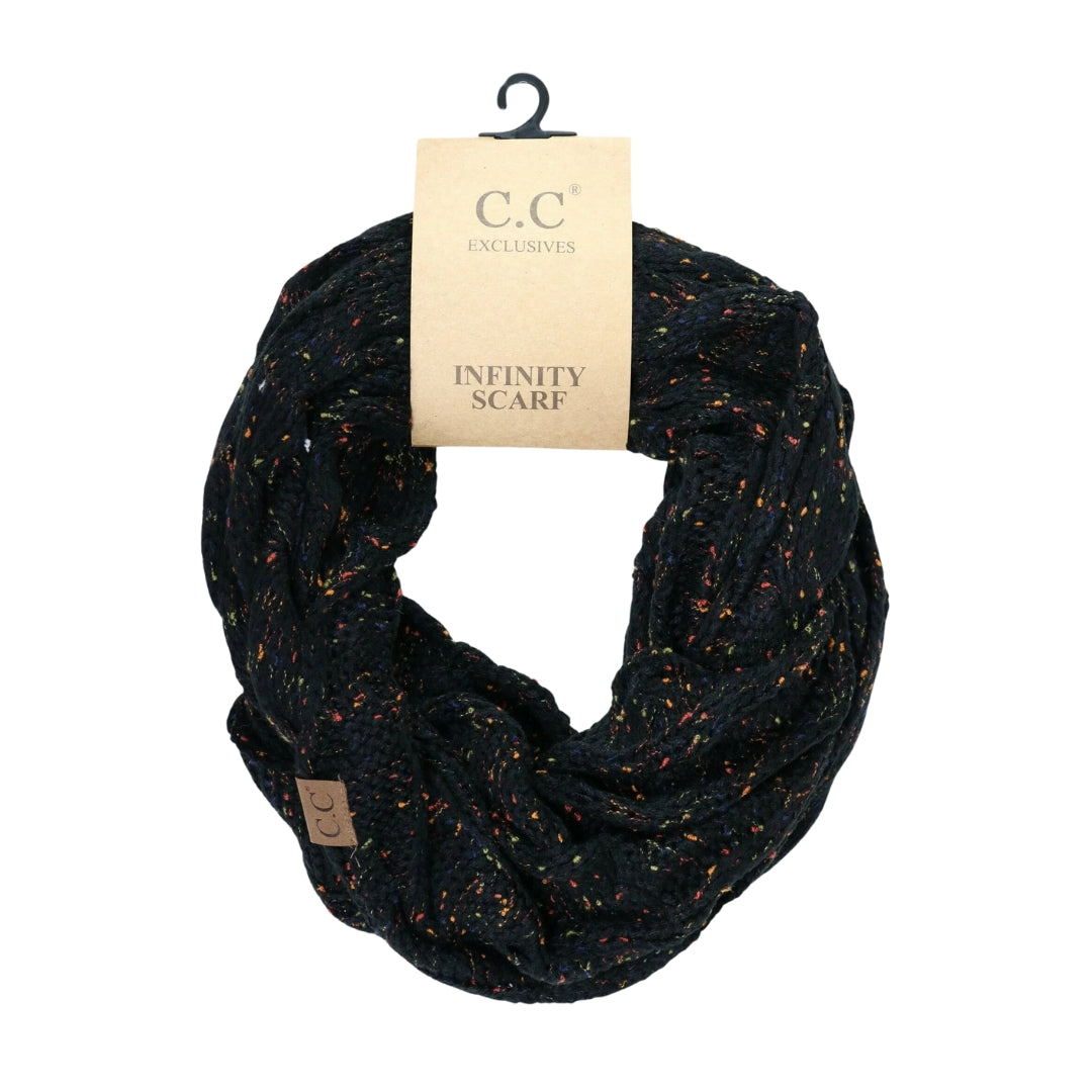 Flecked CC Infinity Scarf SF33