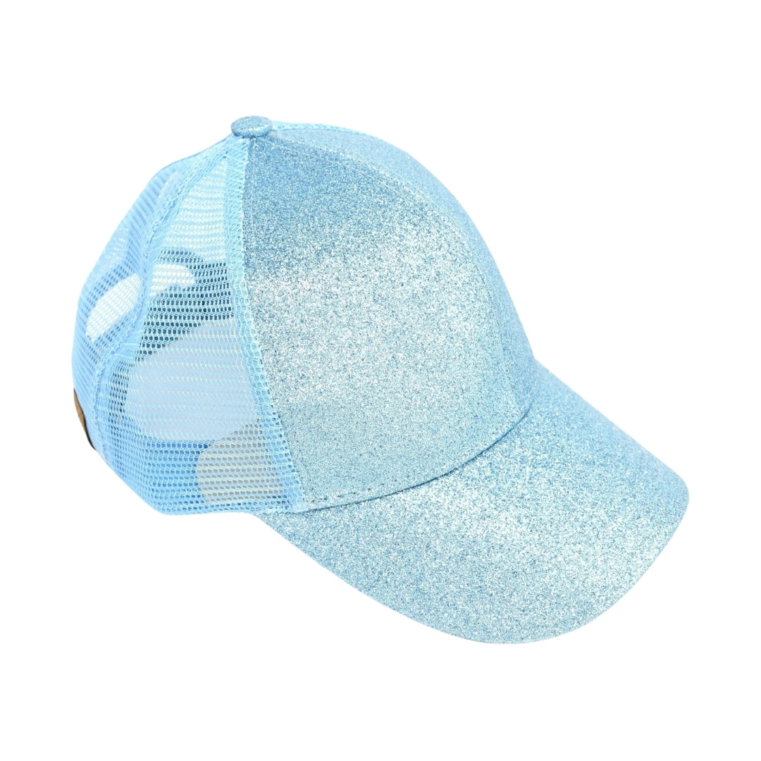 Glitter High Ponytail CC Ball Cap BT6