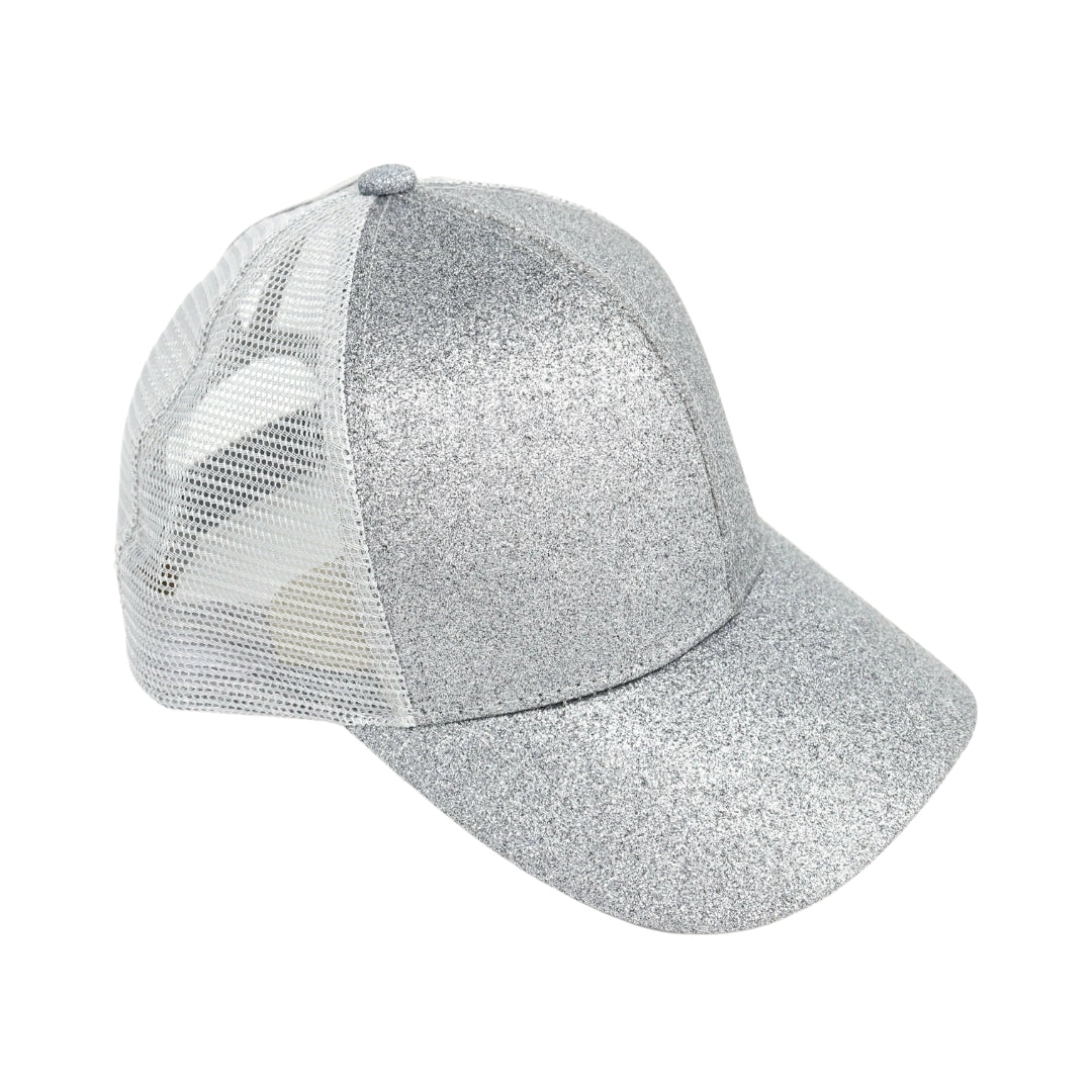 Glitter High Ponytail CC Ball Cap BT6