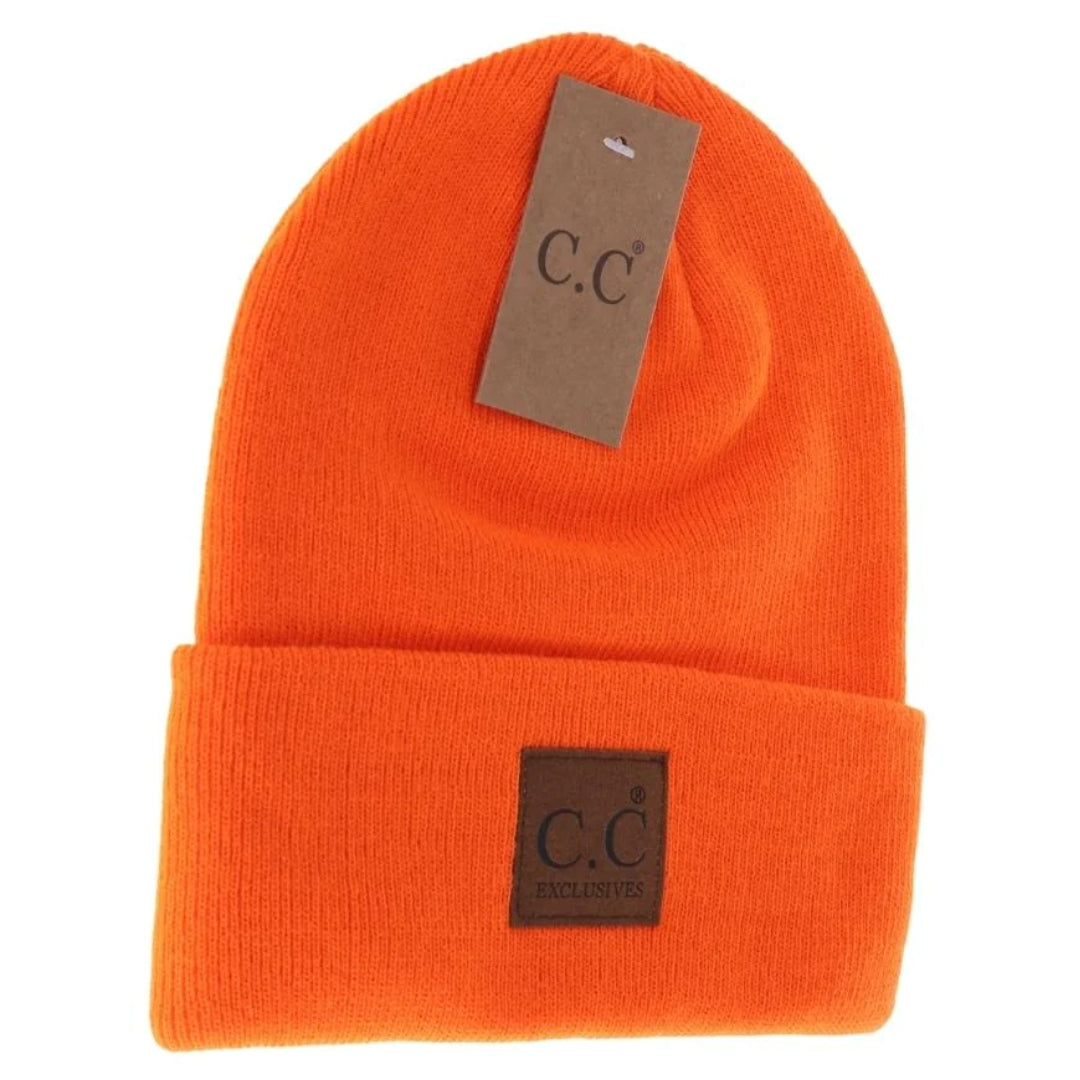 Unisex Classic Oversized Logo CC Beanie HTM1