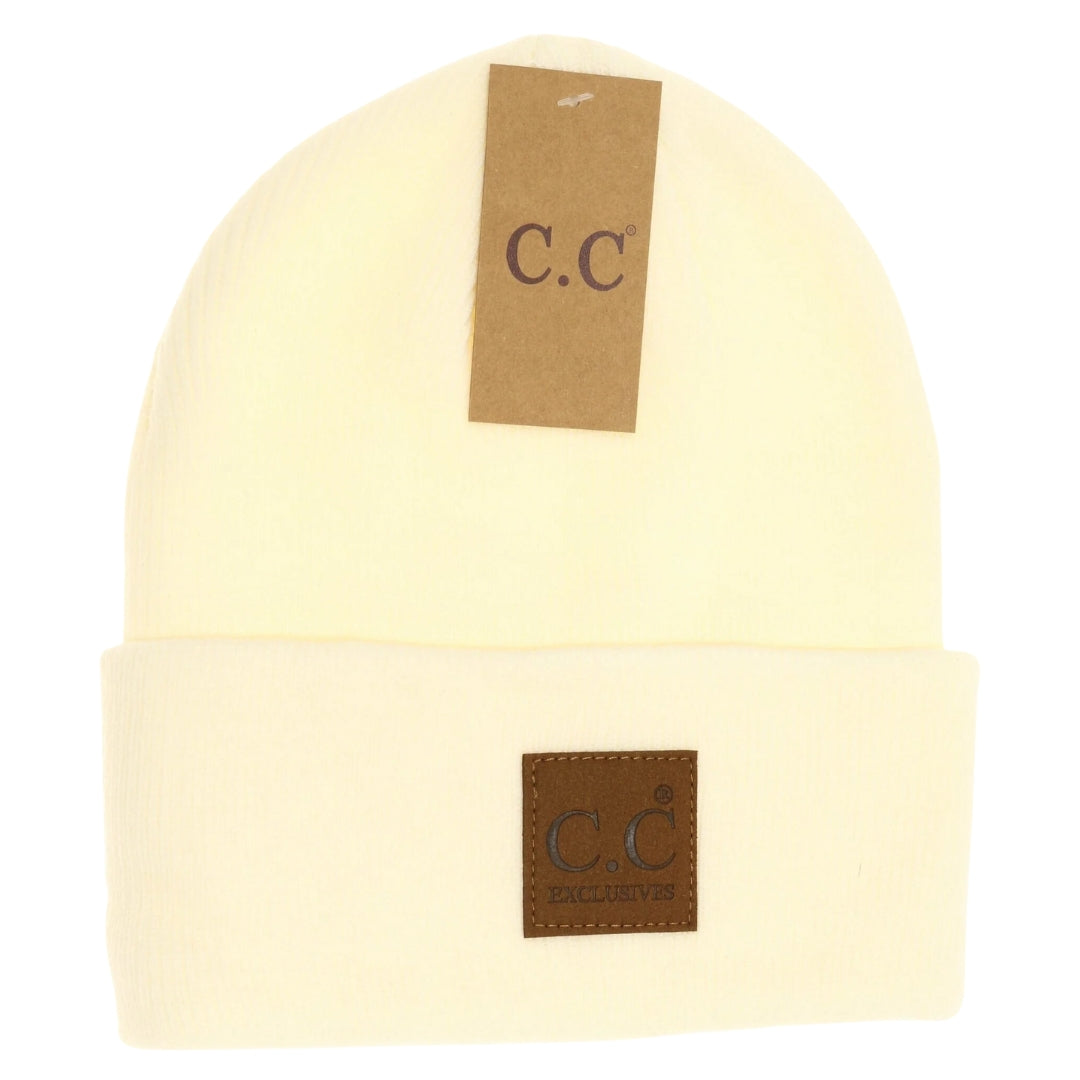 Unisex Classic Oversized Logo CC Beanie HTM1