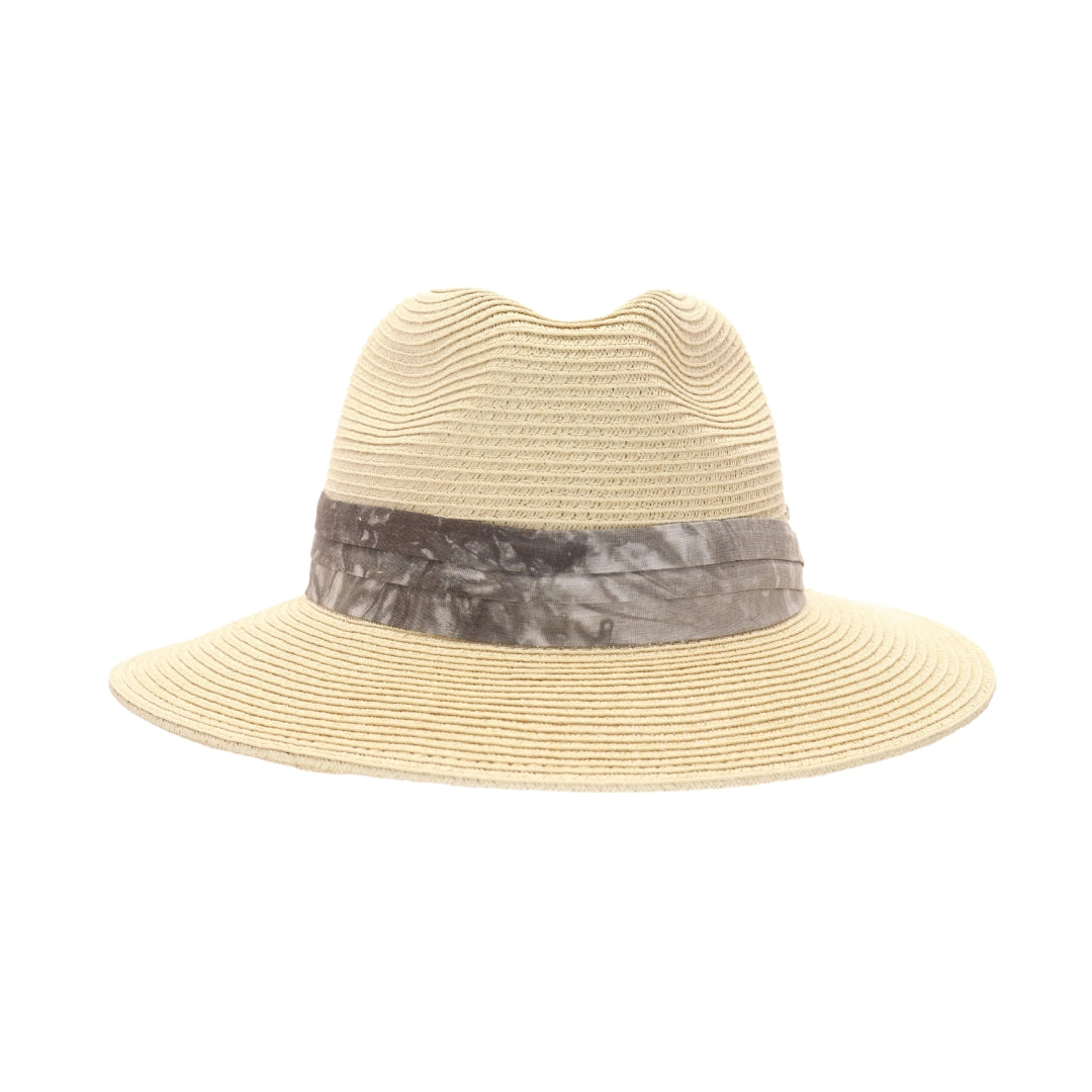 Tie Dye Band Straw Panama Hat ST850