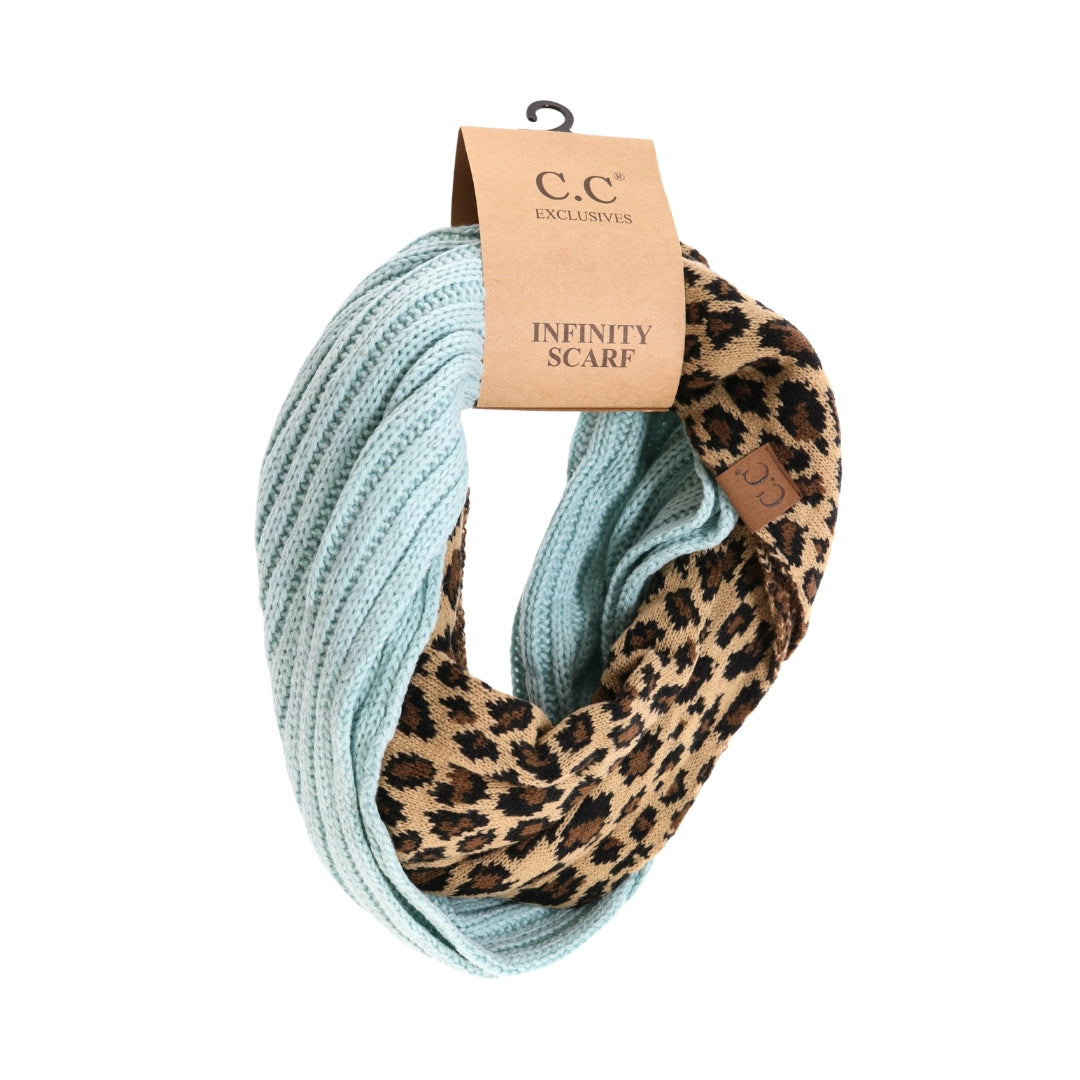 Leopard Print CC Infinity Scarf SF45