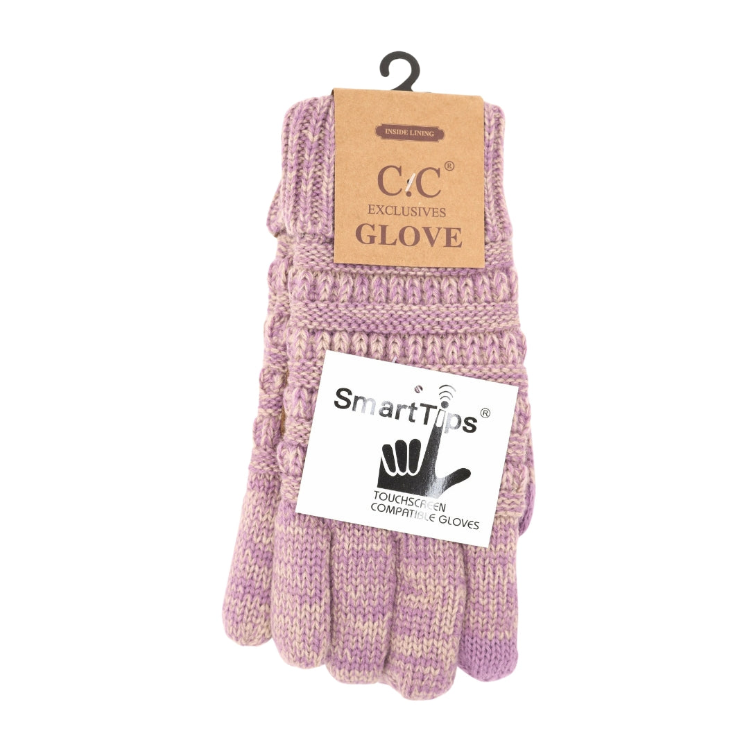 Two Tone Ribbed Lined CC Glove G900