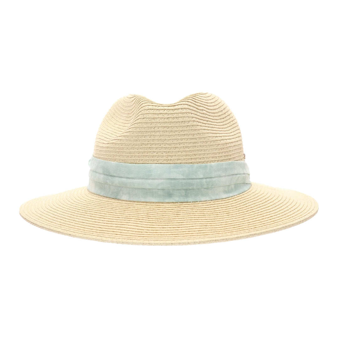 Tie Dye Band Straw Panama Hat ST850