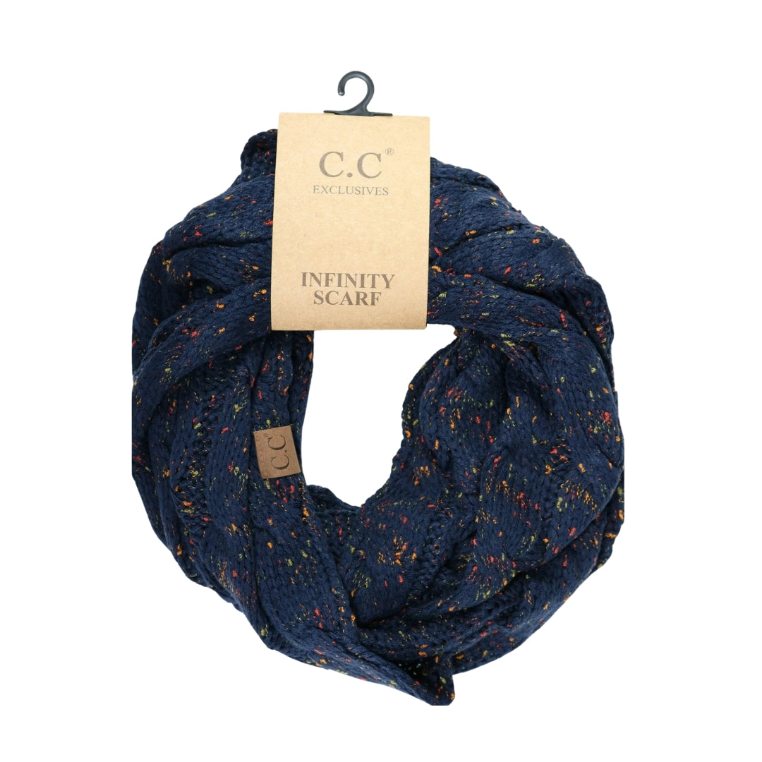 Flecked CC Infinity Scarf SF33