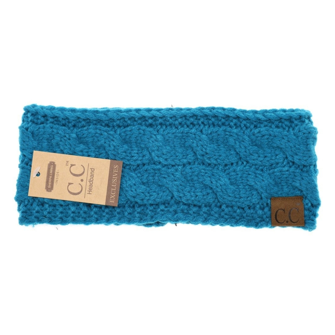 Solid Cable Knit CC Head Wrap HW20