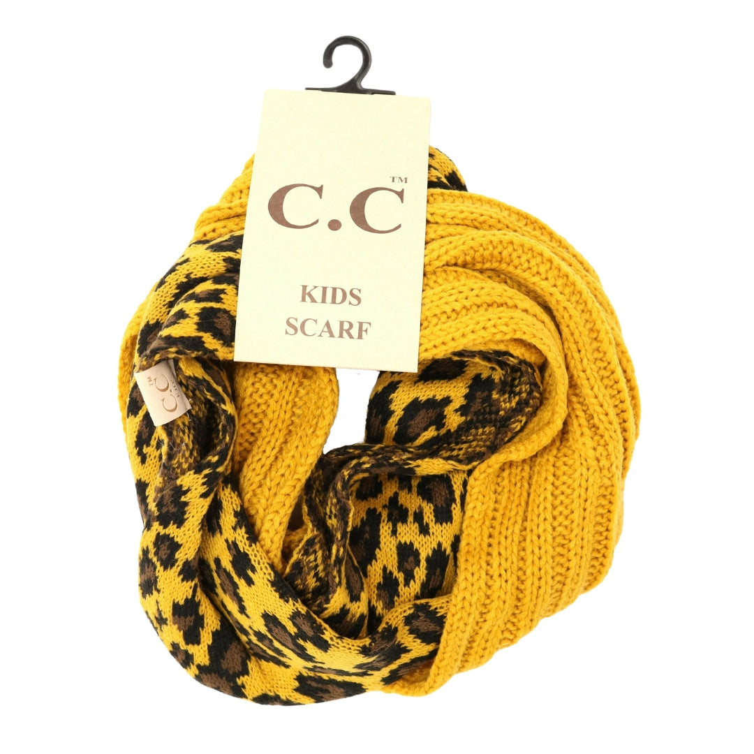 KIDS Leopard Print CC Infinity Scarf KIDSSF80
