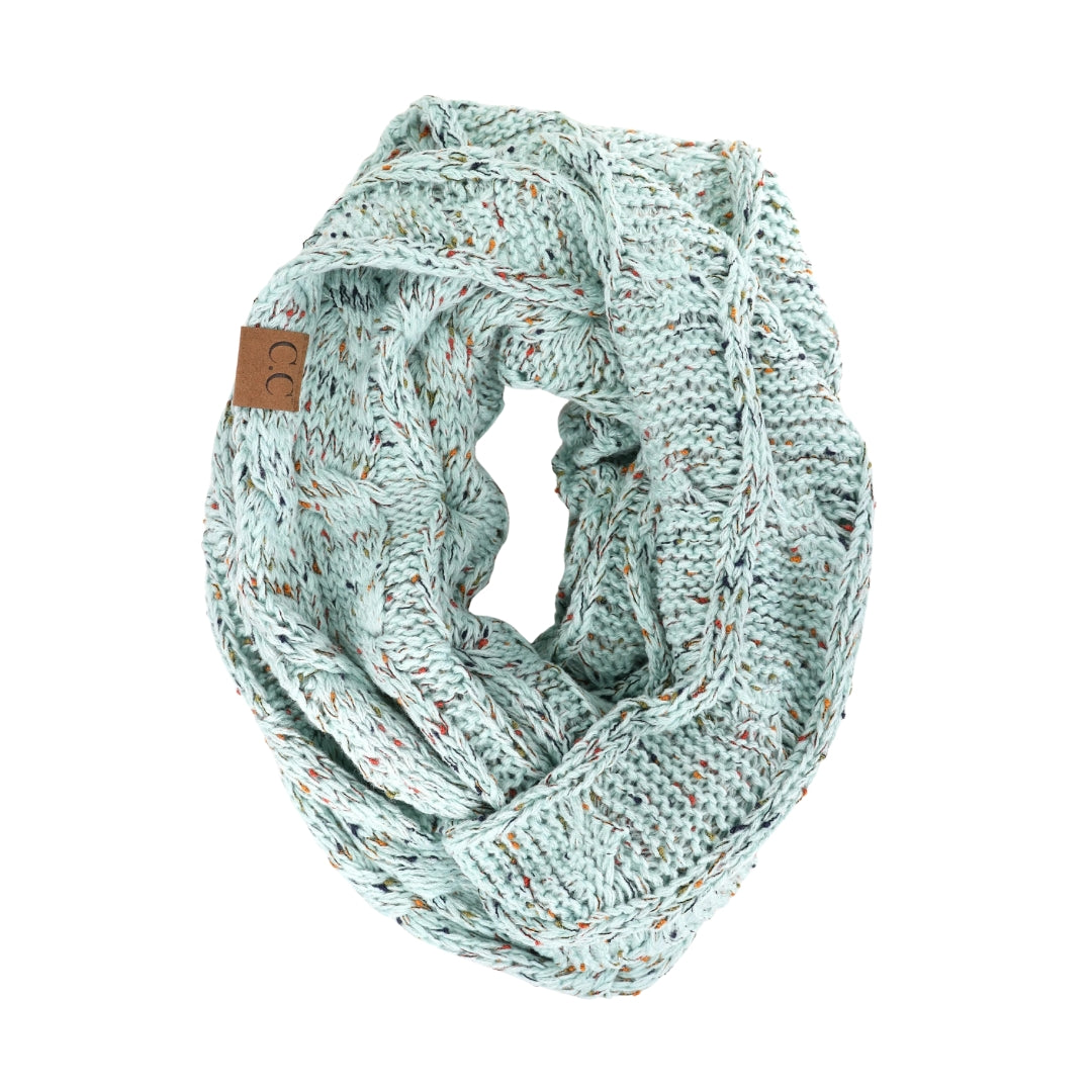 Flecked CC Infinity Scarf SF33