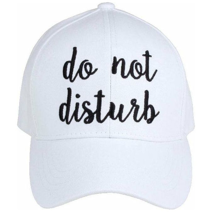 Do Not Disturb Embroidered CC Ball Cap BA2017DND