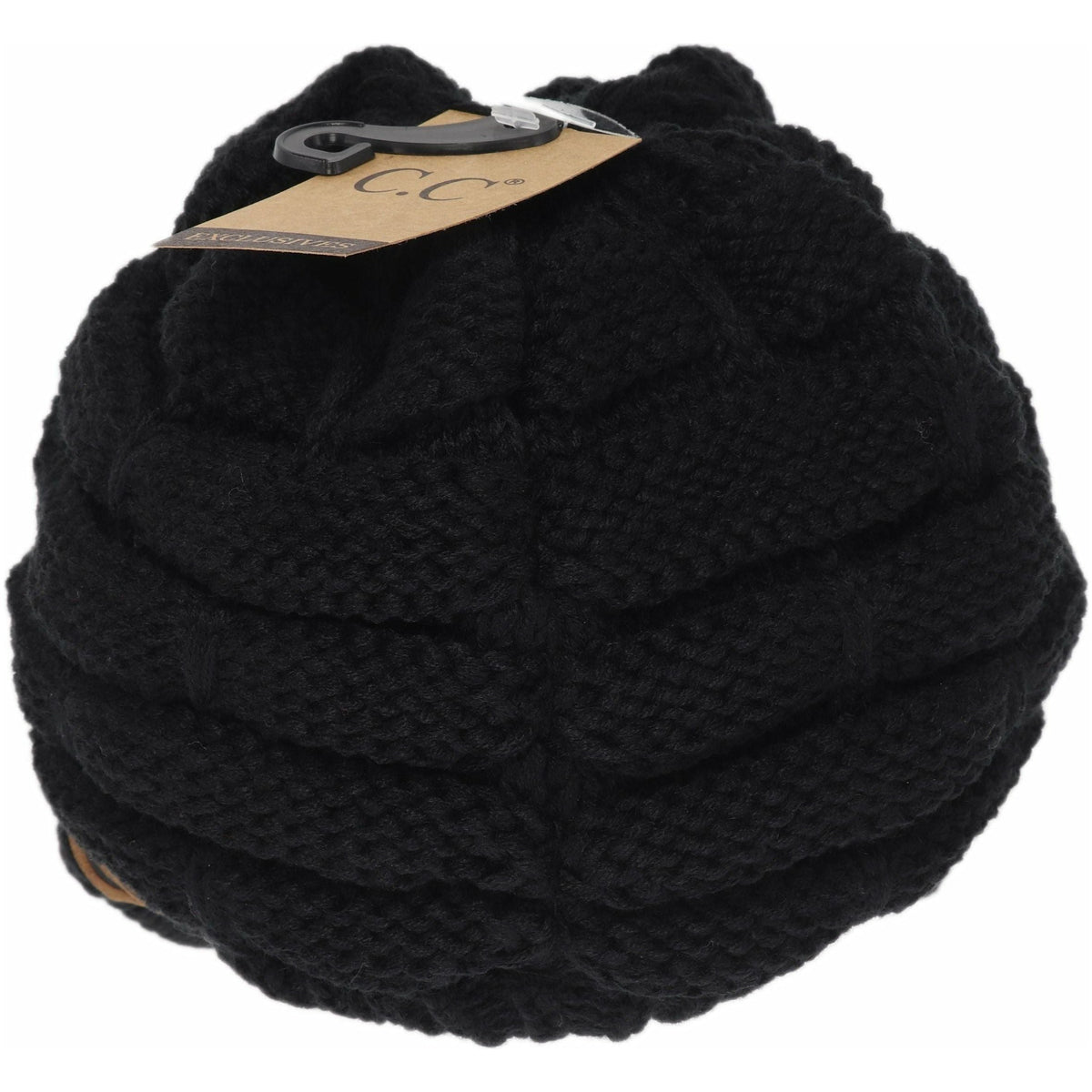 Ribbed Knit Hat with Brim YJ2023