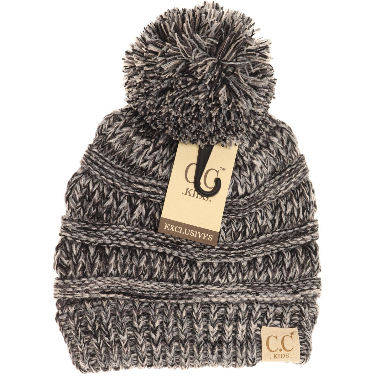 Kids Four-Tone Pom CC Beanies YJ816KIDS POM