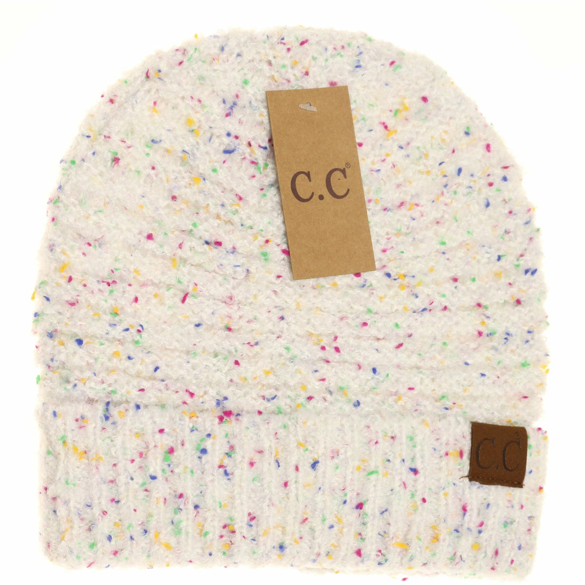 Confetti Boucle Knit Cuff Beanie HAT7382