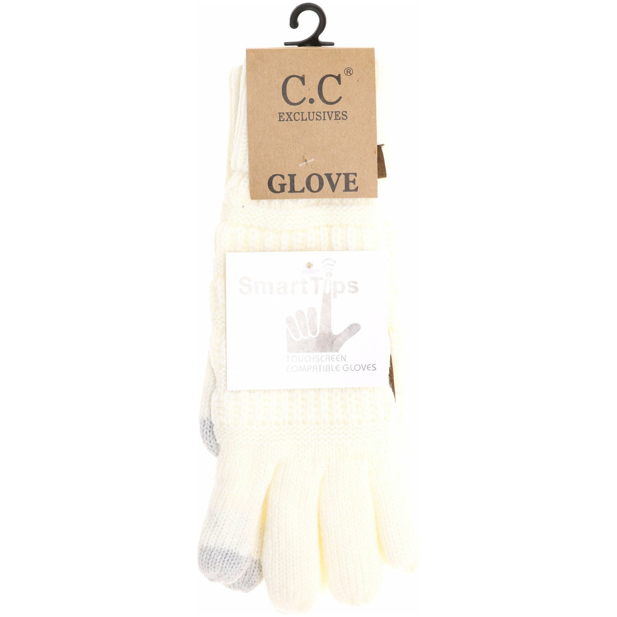 Knit CC Gloves with Lining G25