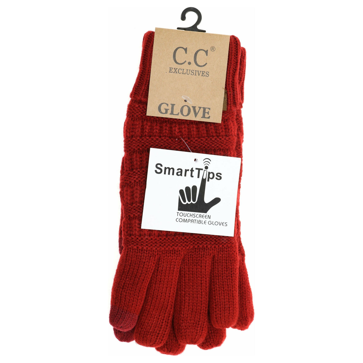 Knit CC Gloves with Lining G25