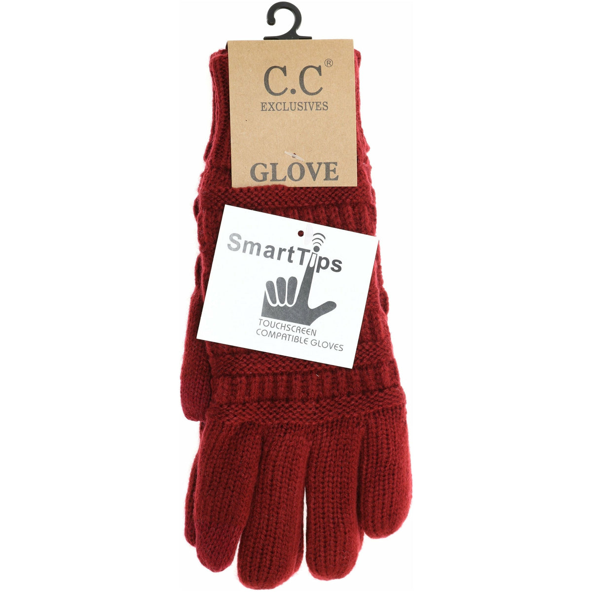 Knit CC Gloves with Lining G25