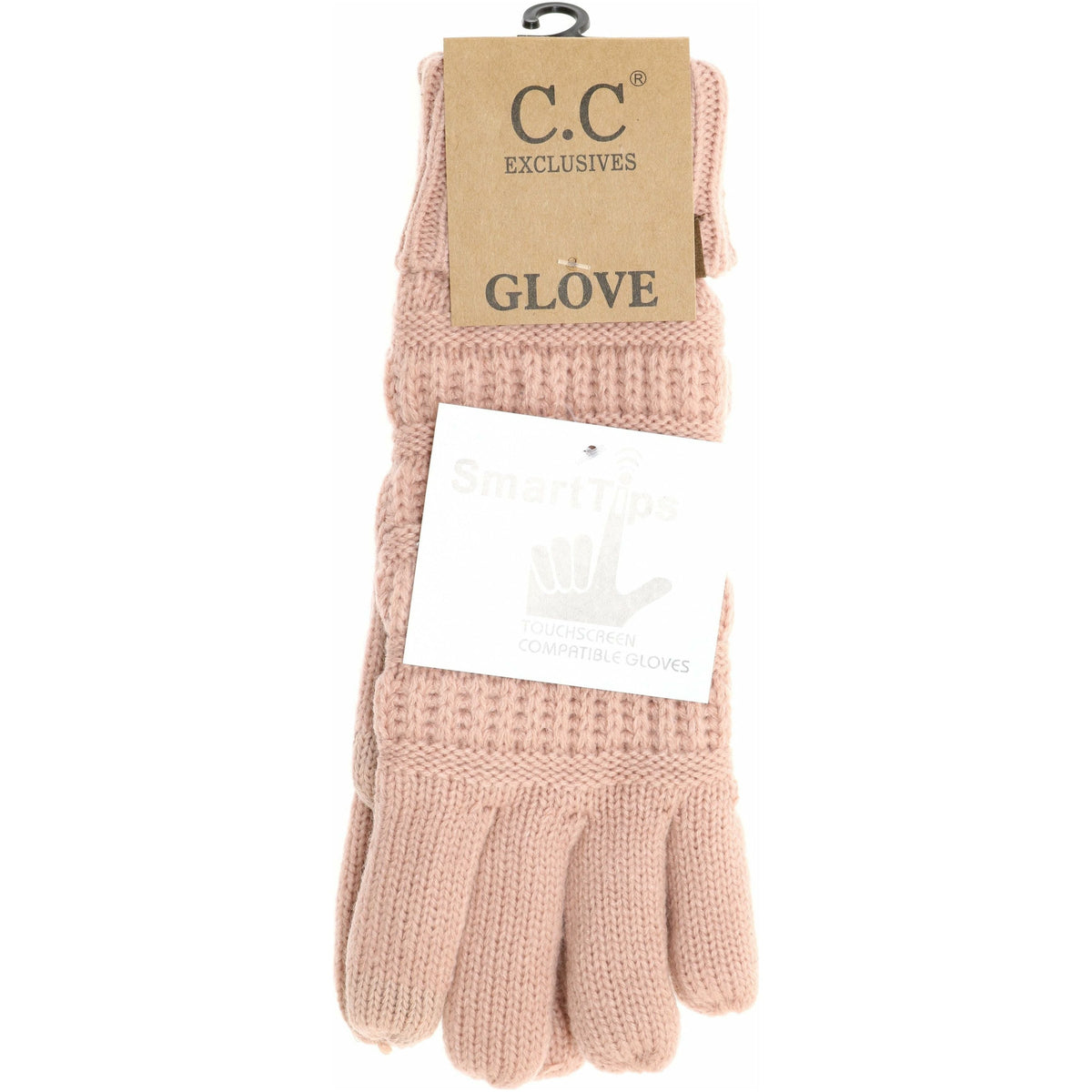 Knit CC Gloves with Lining G25