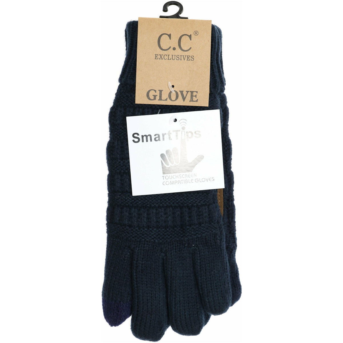 Knit CC Gloves with Lining G25