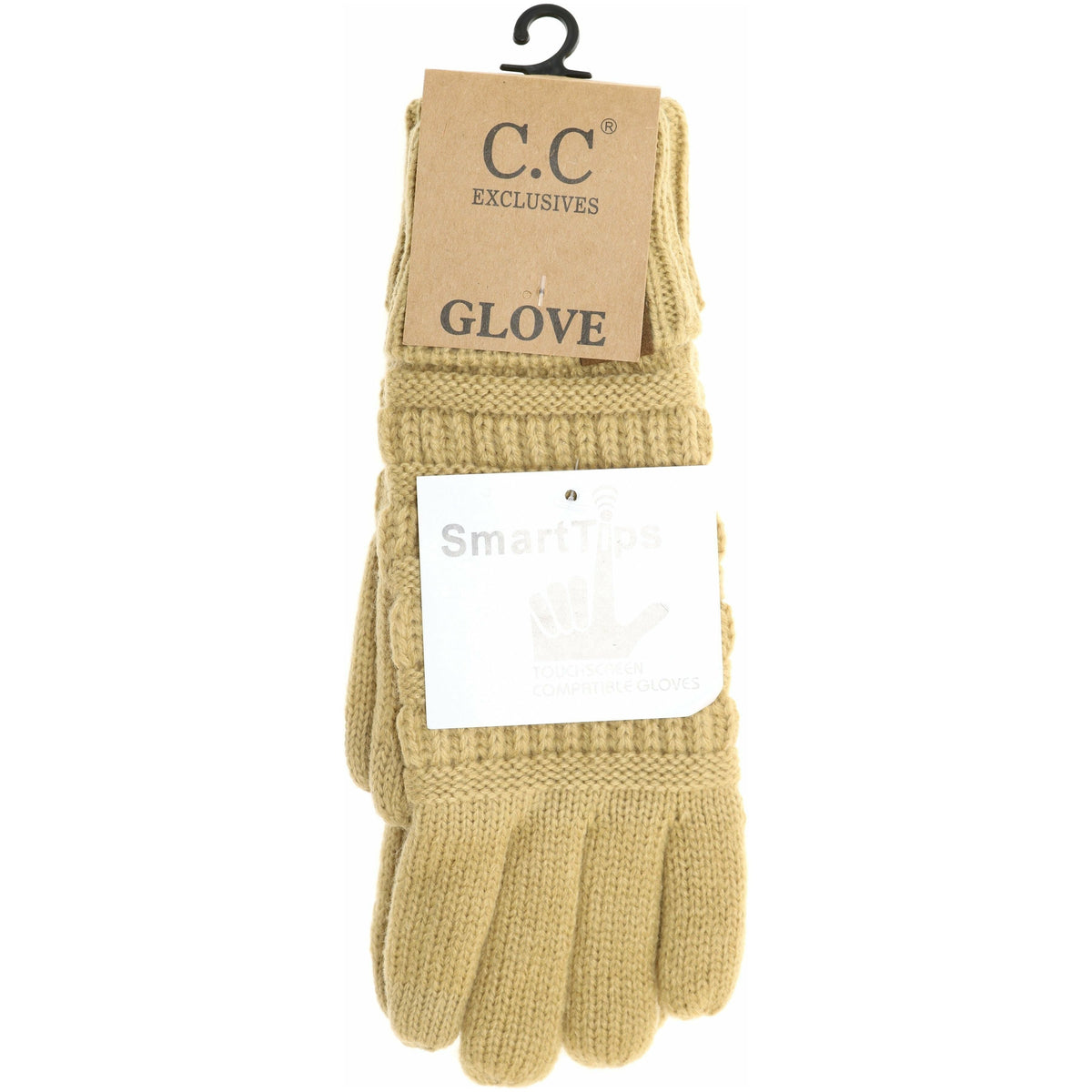 Knit CC Gloves with Lining G25