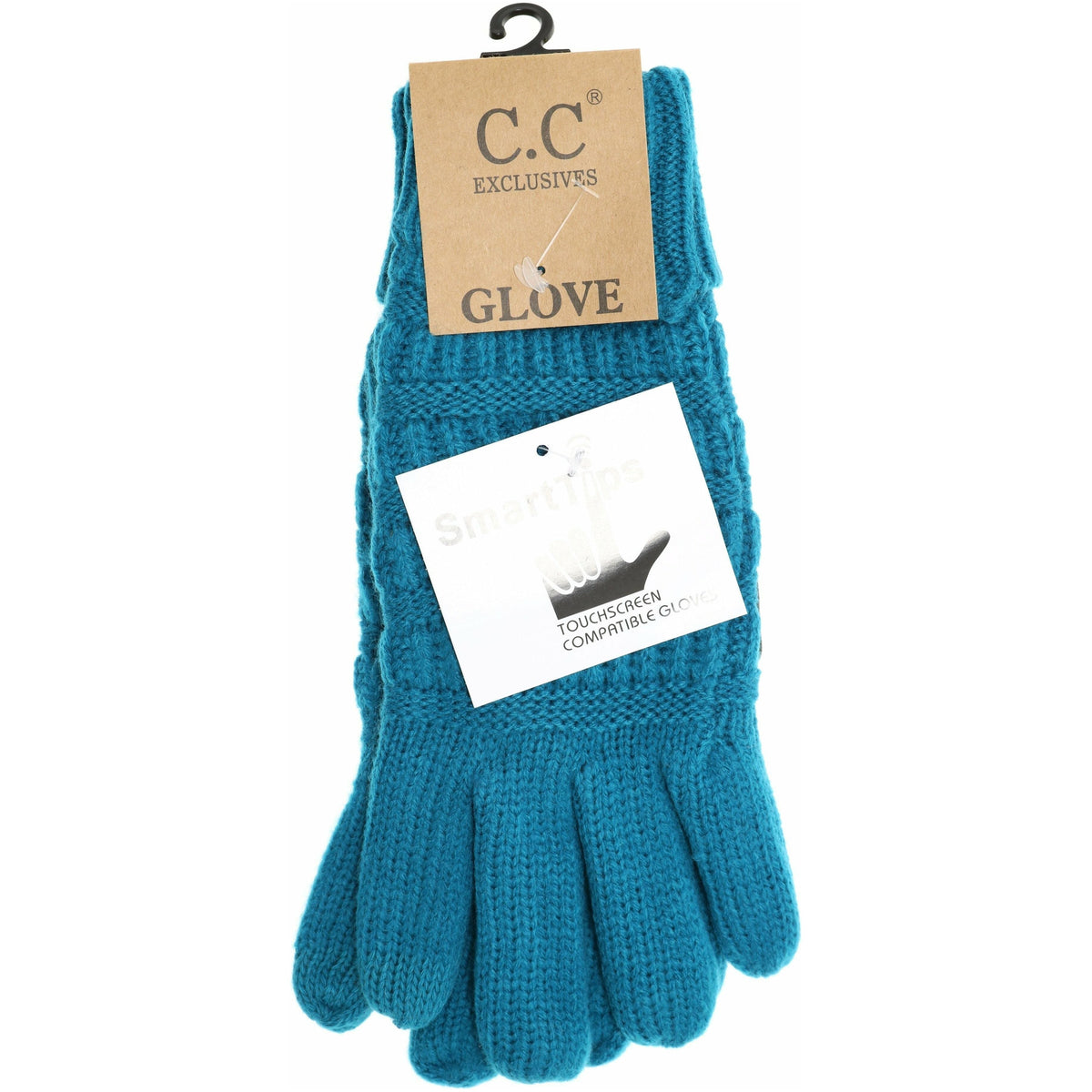 Knit CC Gloves with Lining G25