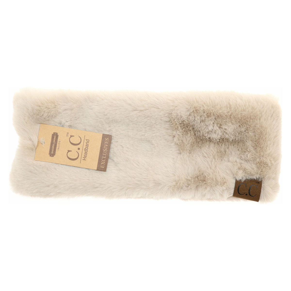 Fuzzy Lined Faux Fur CC Headwrap HW715