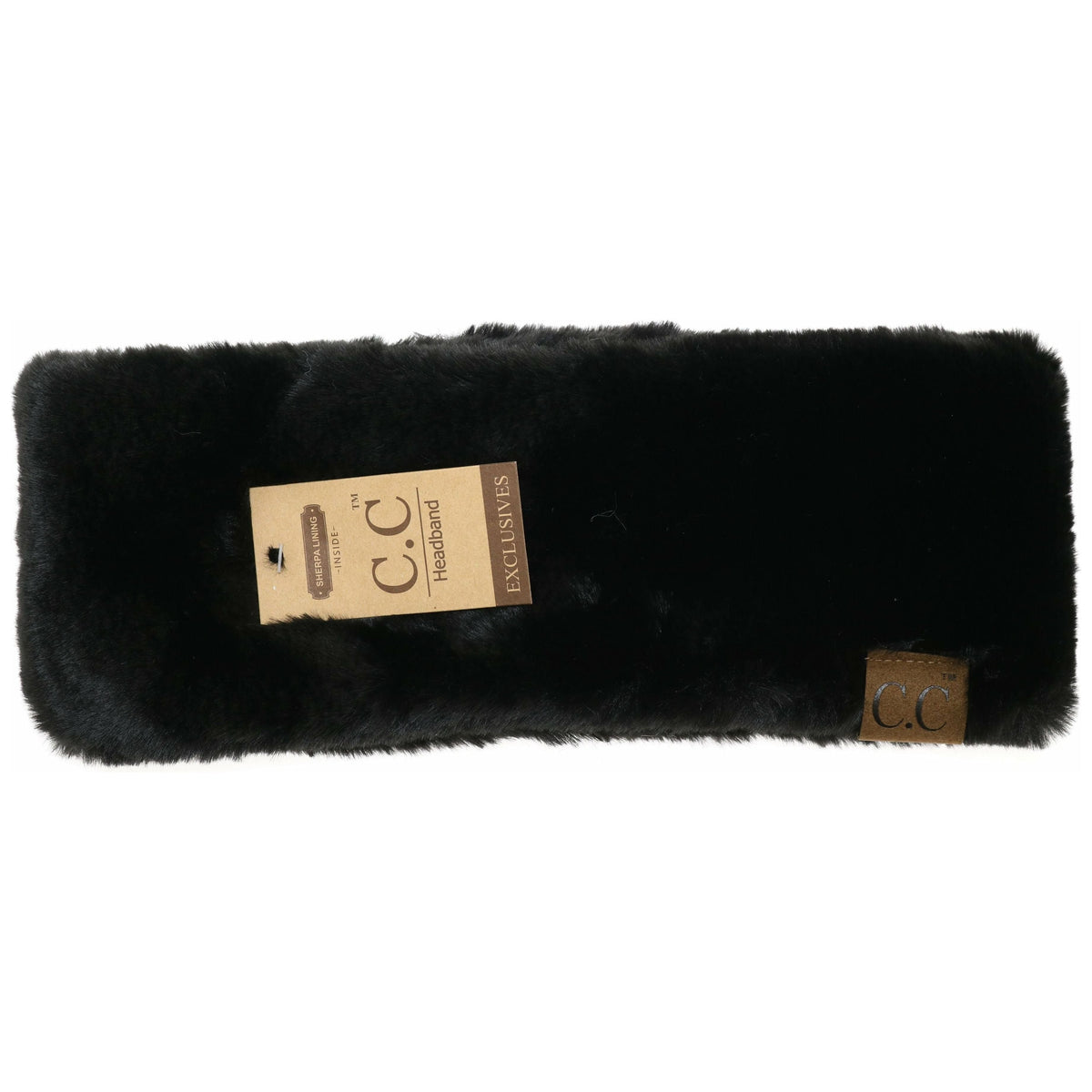 Fuzzy Lined Faux Fur CC Headwrap HW715