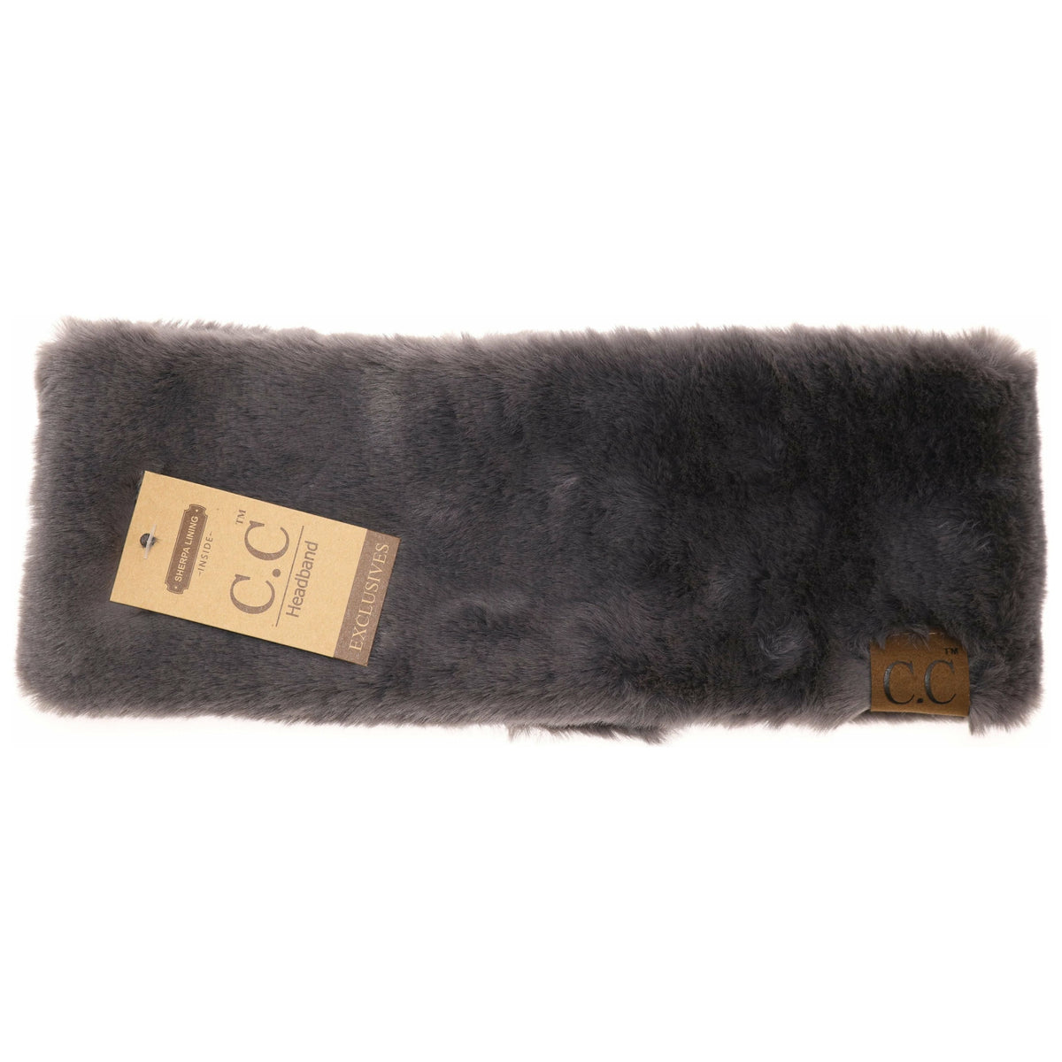 Fuzzy Lined Faux Fur CC Headwrap HW715