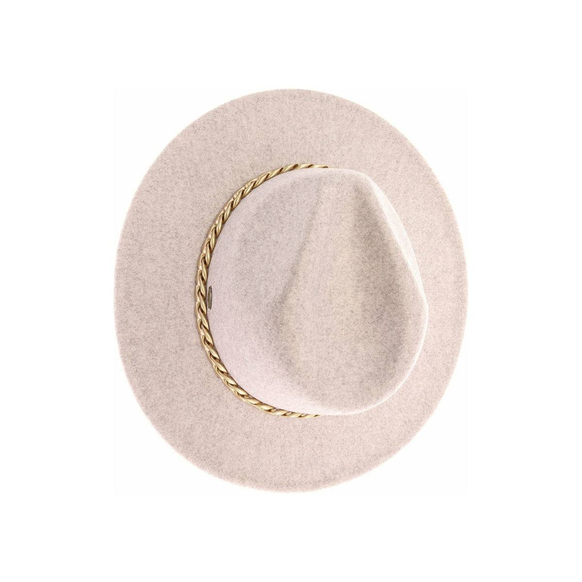 Chain Trim Vegan Fabric C.C Panama HAT WF1